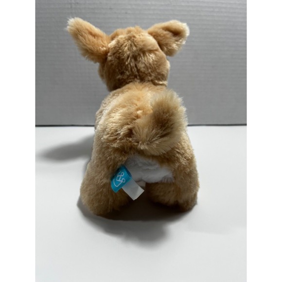 Manhattan Toy Company Tan & White Corgi Dog 2019 Plush Bean Bag 8" - Picture 5 of 8